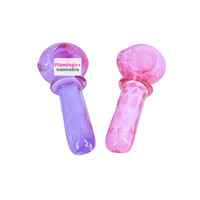 3.75" Pastel Bubbles Spoon Pipe (Assorted)