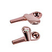 Metal Slide-Covered Spoon Pipe