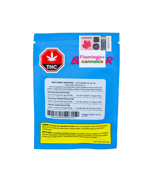 Banter Triple Tropic Taster Liquid Diamond Hybrid Cartridges 3X0.33G
