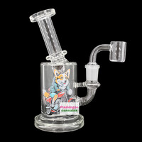 Pulsar 6.75" Moto Corgi Glass Dab Rig