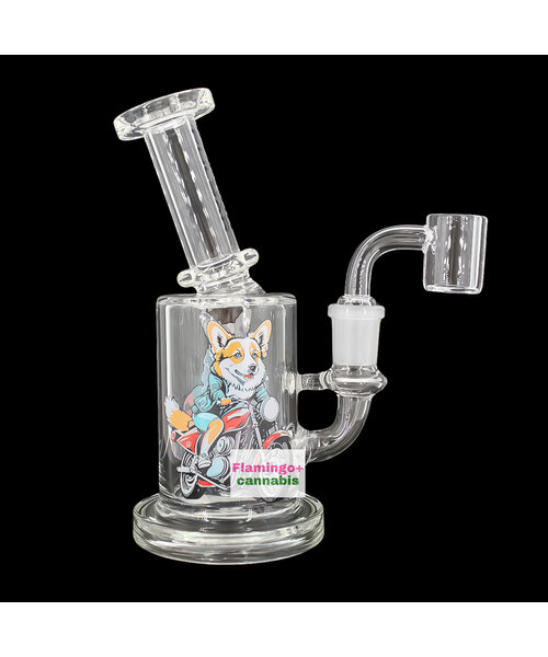 Pulsar 6.75" Moto Corgi Glass Dab Rig