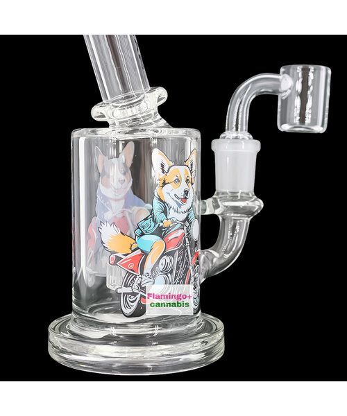 Pulsar 6.75" Moto Corgi Glass Dab Rig