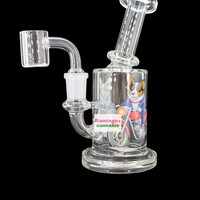 Pulsar 6.75" Moto Corgi Glass Dab Rig