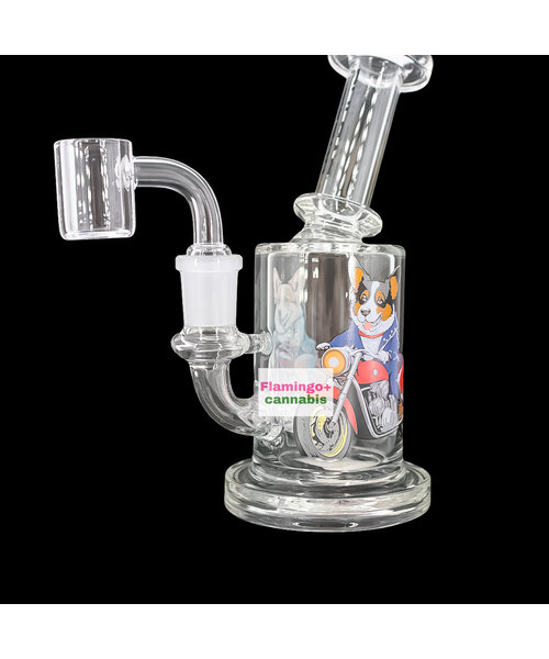 Pulsar 6.75" Moto Corgi Glass Dab Rig