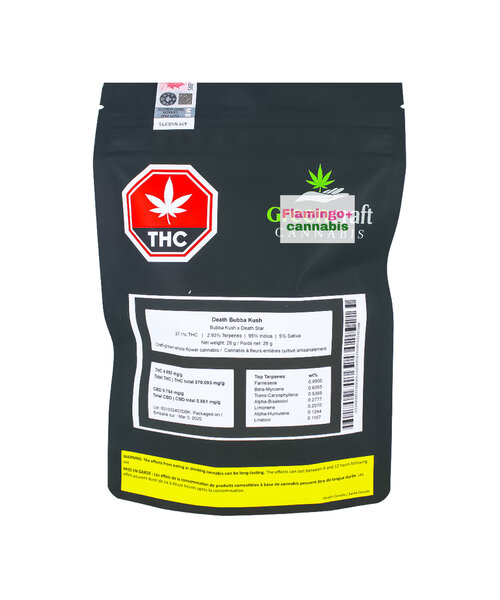 GreenCraft Death Bubba Kush Craft Indica Flower 28G