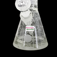 Milky Way Glass 15" Archangel Beaker Bong Clear