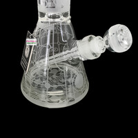 Milky Way Glass 15" Archangel Beaker Bong Clear