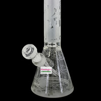 Milky Way Glass 15" Archangel Beaker Bong Clear