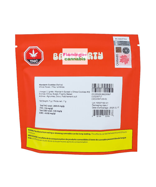 Back Forty Mandarin Cookies Sativa Flower 7G