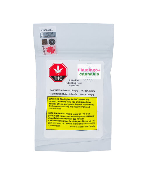 Cosmic Extracts Pink Bubba Live Rosin Hybrid Cartridge 1G