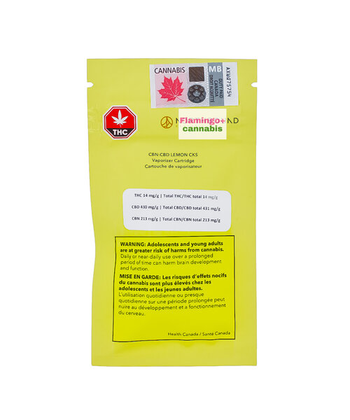 NorthBound CBN:CBD Lemon Cks Hybrid Cartridge 1G