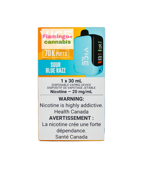 Vice Box 2 Rechargeable Disposable 20mg 70k Puff MB Sour Blue Razz