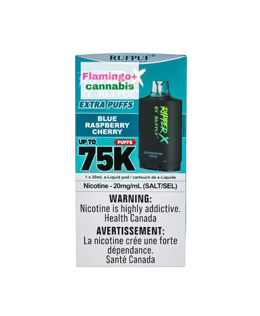 Ripper-X RufPuf Ripper-X Pre-Filled Pod 75k Puff MB Blue Raspberry Cherry Ripper-X RufPuf Ripper-X Pre-Filled Pod 75k Puff MB Blue Raspberry Cherry