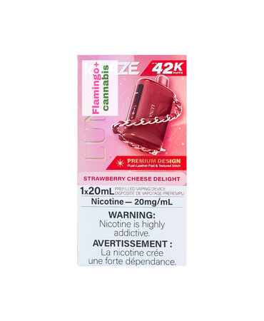 Kraze Kraze LUNA Luxury 42k Puff Rechargeable Disposable MB Strawberry Cheese Delight Kraze Kraze LUNA Luxury 42k Puff Rechargeable Disposable MB Strawberry Cheese Delight