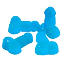 Censored Edibles Blue Raspberry Penis Hybrid Gummies 4X2.5MG