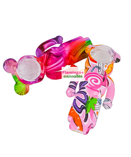 Arsenal 2" Gloomy Bear Silicone Pipe