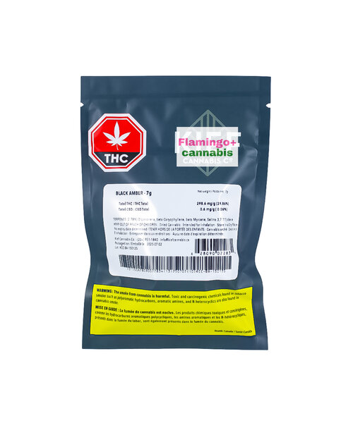 Kief Cannabis Black Amber Craft Indica Flower 7G