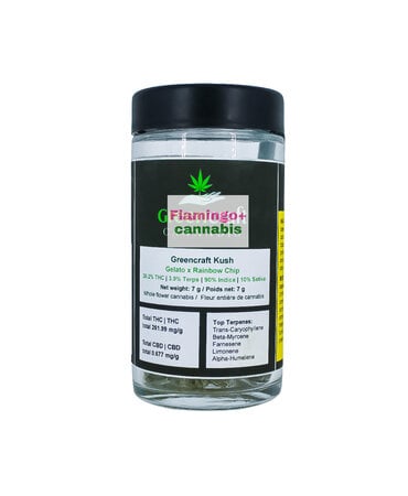 GreenCraft Cannabis GreenCraft Kush Craft Indica Flower 7G GreenCraft Cannabis GreenCraft Kush Craft Indica Flower 7G