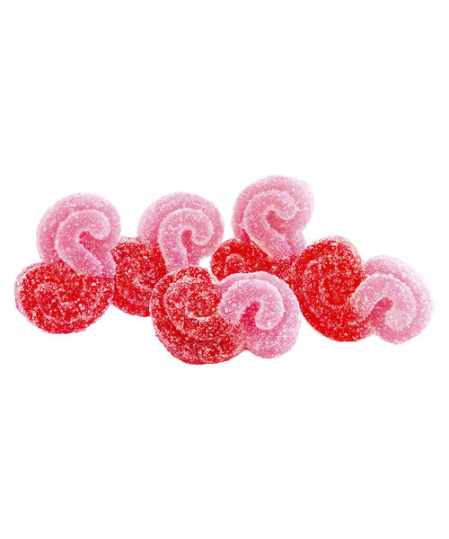Spinach Sourz Strawberry Watermelon Sativa THC + CBG Gummies X5