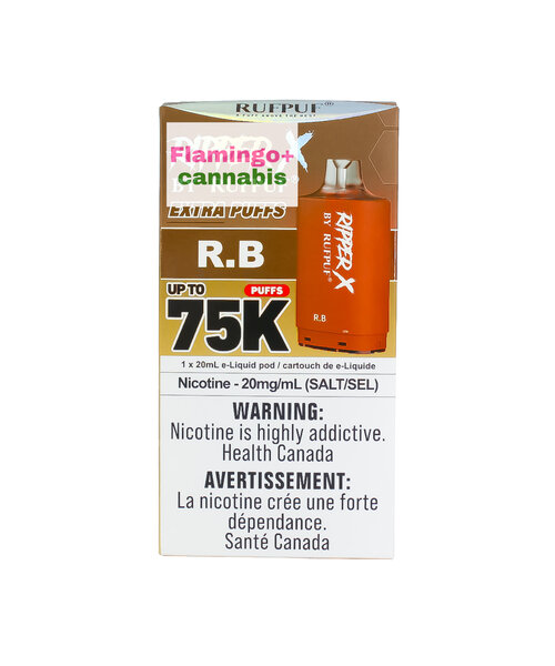 RufPuf Ripper-X Pre-Filled Pod 75k Puff MB R.B.