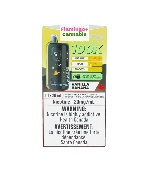 RufPuf Ripper XXX 100k Puff Rechargeable Disposable MB Vanilla Banana