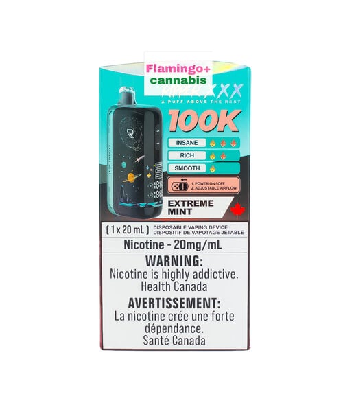 RufPuf Ripper XXX 100k Puff Rechargeable Disposable MB Extreme Mint