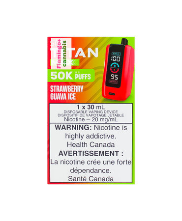STLTH STLTH Titan Max 50k Puff Rechargeable Disposable MB Strawberry Guava Ice