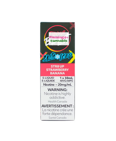Flavour Beast Flavour Beast Salts Str8 Up Strawberry Banana Iced 30mL 20mg MB