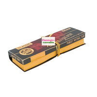 RAW Black Connoisseur 1 1/4" Papers W/Tips