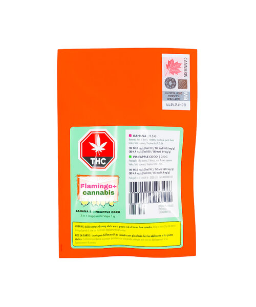 Palmetto Banana & Pineapple Coconut 3-In-1 Disposable 1G