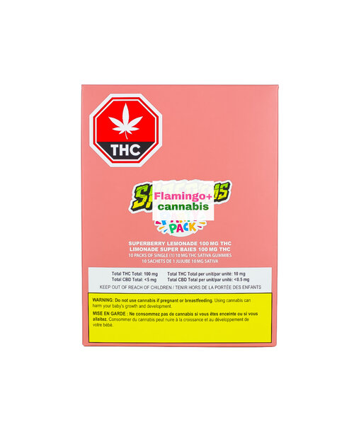 Shred'Ems Party Pack Superberry Lemonade Max10 Sativa Gummies 10X10MG
