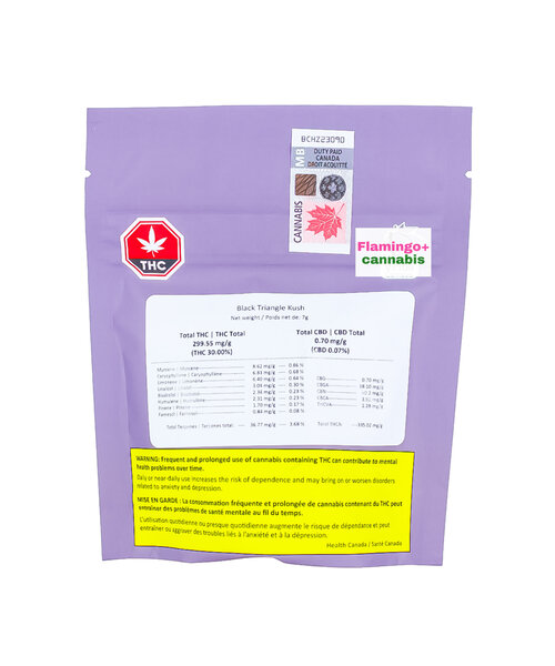 Virtue Cannabis Black Triangle Craft Indica Flower 7G