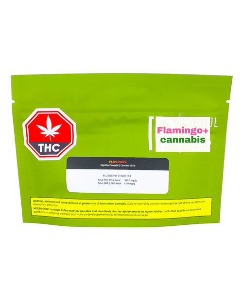 Pistols and Paris Flavours Blueberry Vendetta Craft Hybrid Flower 14G