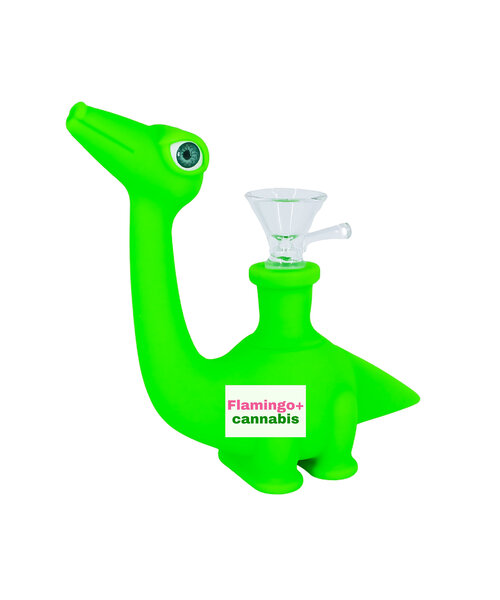 LIT 5.25" Silicone Dinosaur Pipe
