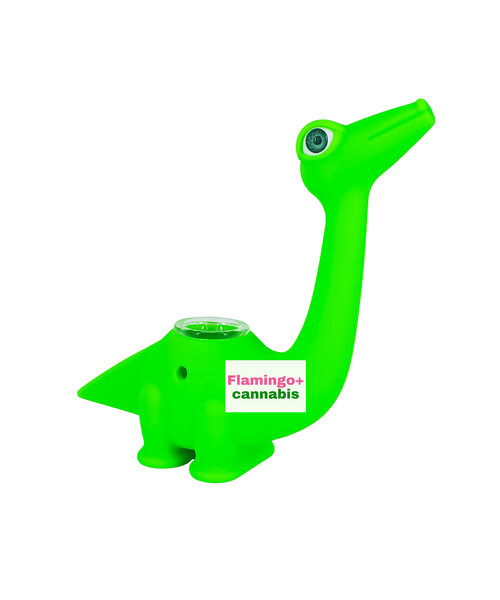 LIT 5.25" Silicone Dinosaur Pipe