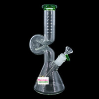Gear Premium 12" Loopy Water Pipe Green