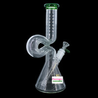 Gear Premium 12" Loopy Water Pipe Green