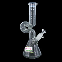 Gear Premium 12" Loopy Water Pipe Clear