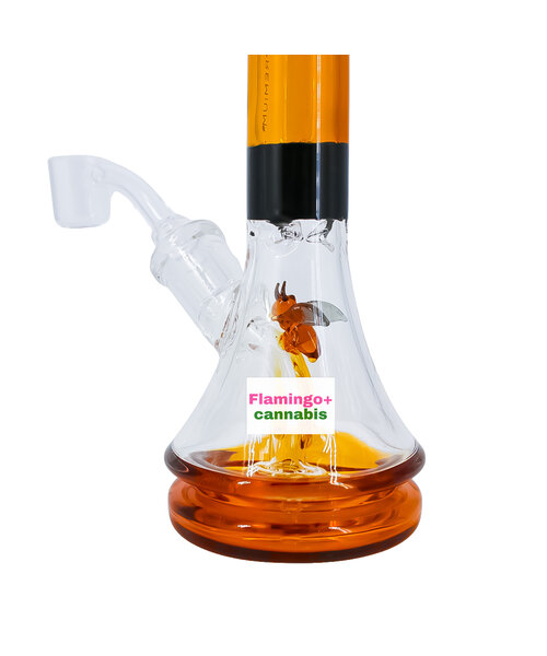 Gear Premium 6" Bee Dab Rig Honey Gold