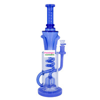 Gear Premium 14" Coil Bubbler Blue