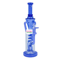 Gear Premium 14" Coil Bubbler Blue