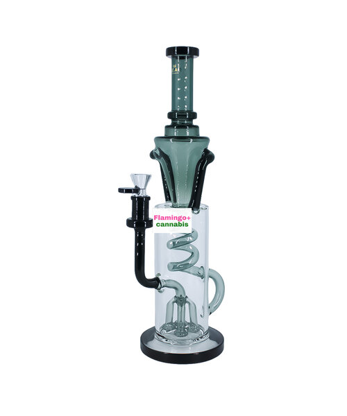 Gear Premium 14" Coil Bubbler Smoke