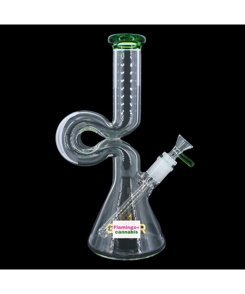 Gear Premium 12" Loopy Water Pipe Green