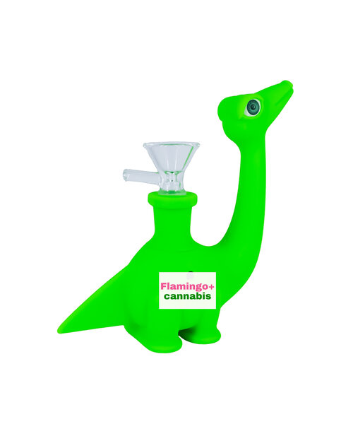 LIT 5.25" Silicone Dinosaur Pipe