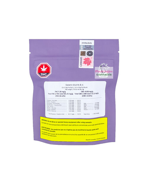 Virtue Cannabis Galactic Glue Sativa B's & J's 10X0.5G