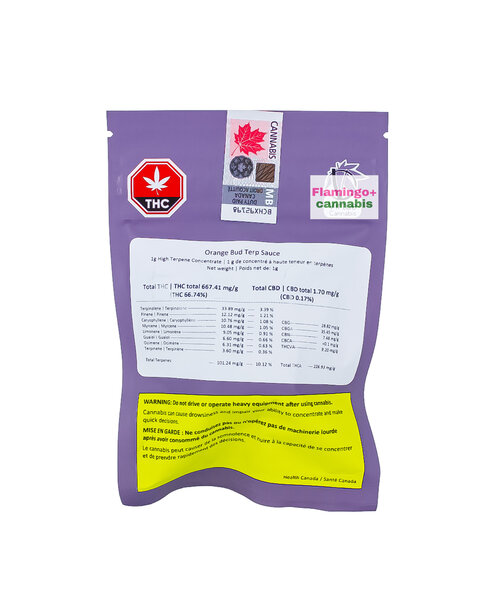 Virtue Cannabis Orange Bud Terp Sauce 1G