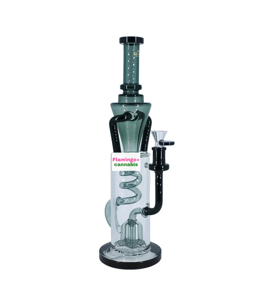 Gear Premium 14" Coil Bubbler Smoke