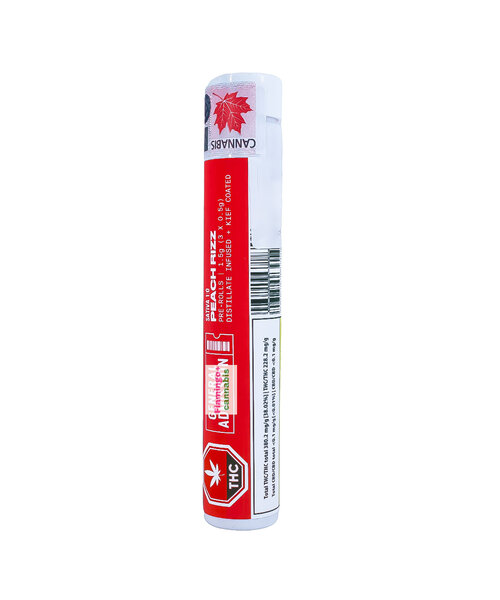 General Admission Peach Rizz Infused Sativa Pre-Rolls 3X0.5G