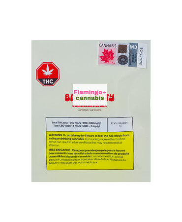 Backforty Back Forty Strawberry Cough Sativa Cartridge 0.95G