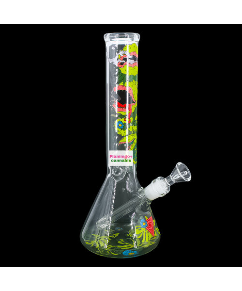 Red Eye Glass 12" Feed Me Venus Fly Traps Beaker Bong